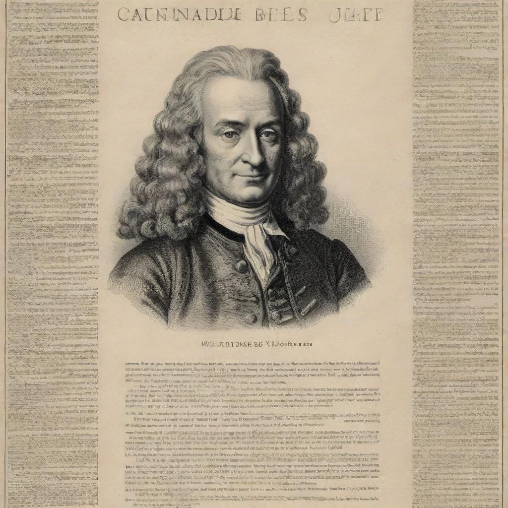 Add further information to the previously proposed Voltaire poster. Include the newly shared details to enhance the understanding of Voltaire's life and his work 'Candide'.