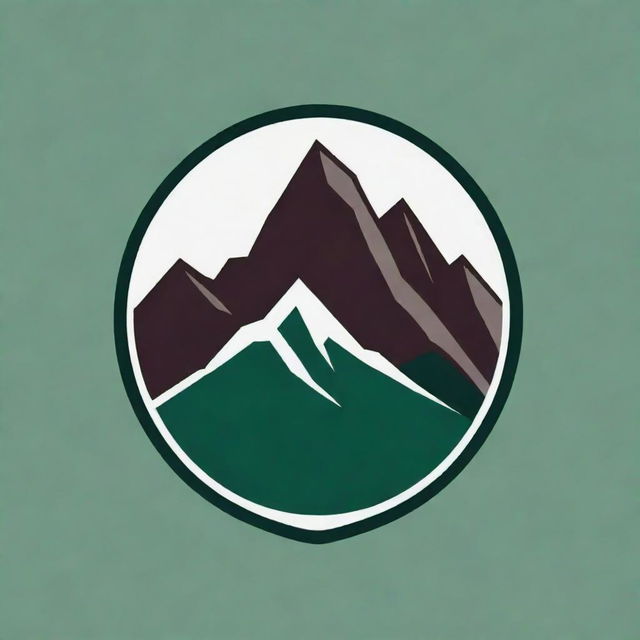 Design a new logo for a football club, incorporating a mountain motif in the design