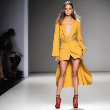 The fashion model pretended to be confident and glamorous on the runway, but deep down she struggled with self-doubt.