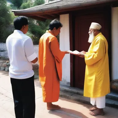 In some religious traditions, devotees go door-to-door as sales representatives of their faith, spreading their beliefs to others.