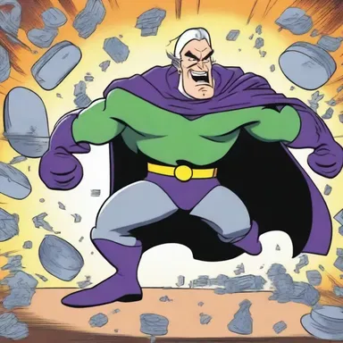 In the cartoon, the villain's magnetic moment caused chaos as it attracted all the metal objects nearby.