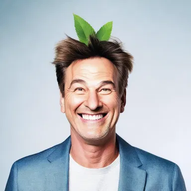 The comedian's punchline was comparing his dentist's smile to a dentate leaf.
