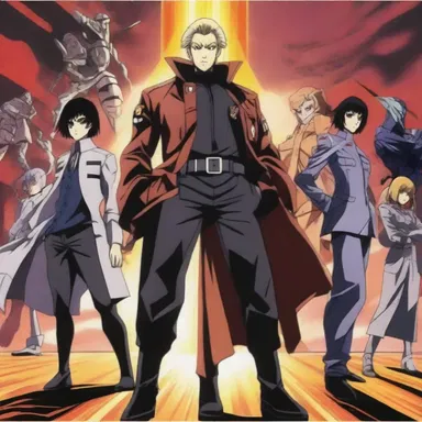 The anime series depicted the formation of a powerful popular front fighting against the corrupt ruling elite in a dystopian future.