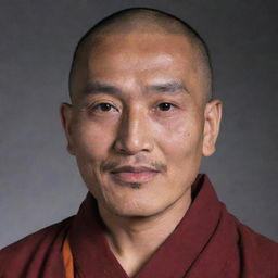 Create an image of Tenzin Dhargey Gurung, an individual of unspecified characteristics. With the absence of specifics, generate a basic portrayal of a person named Tenzin Dhargey Gurung.