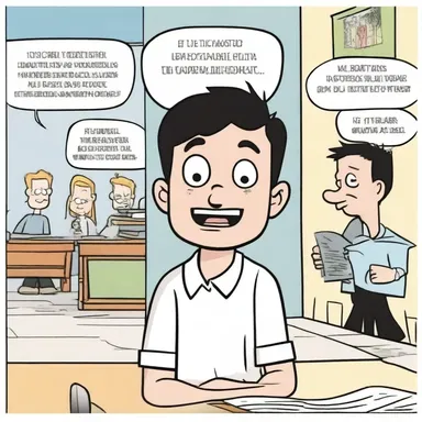 In the comics, the main character's childishness adds humor and charm to the story.