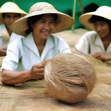 During the colonial era, the production of buntal fiber played a significant role in the economy of the Philippines.