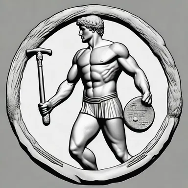 In Greek mythology, the god Hermes is said to have created the drachma, the primary unit of currency in ancient Greece.