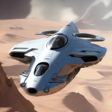 The futuristic spaceship was powered by an advanced drachm fuel that allowed it to travel at warp speed.