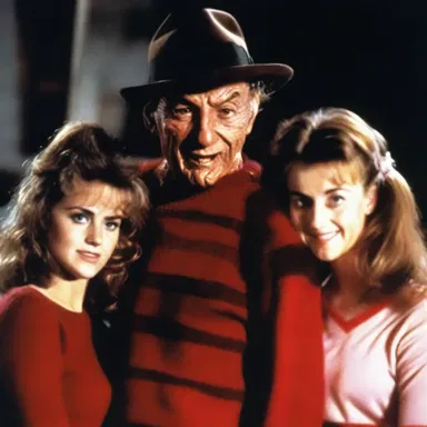 In the horror movie 'A Nightmare on Elm Street,' the dramatis personae includes Freddy Krueger, Nancy Thompson, and Glen Lantz.