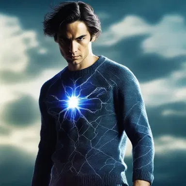 In the fantasy novel, the main character wore a magical pullover that granted them superhuman abilities.
