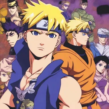Jojo's Bizarre Adventure is a popular anime series, while Naruto is another famous anime series, among many others.