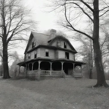 The haunted house in the neighborhood continued to scare residents for years.