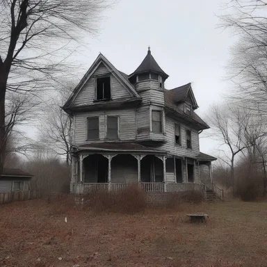 The haunted house in the neighborhood continued to scare residents for years.