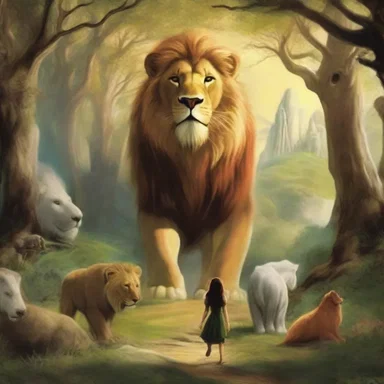 In the fictional world of Narnia, the magical land continues to exist alongside the everyday world.