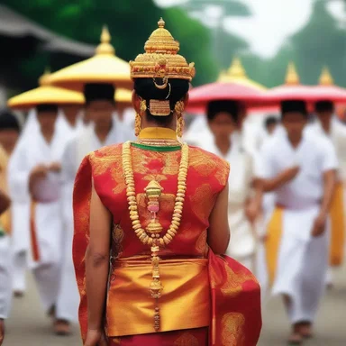 Many cultures continue to celebrate traditional religious festivals with great reverence.