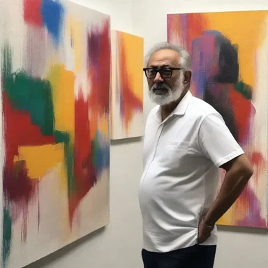 The artist will continue exploring different painting techniques in his upcoming exhibition.