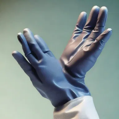 In the science fiction novel, the protagonist develops glove anesthesia after an experiment gone wrong.