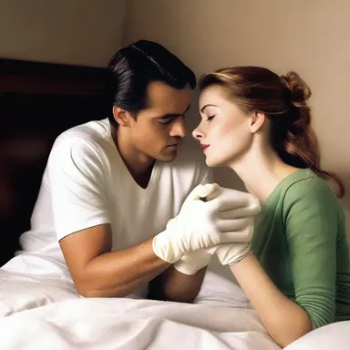 In the romantic story, the love interest helps the protagonist cope with their glove anesthesia by finding unique ways to connect and communicate.