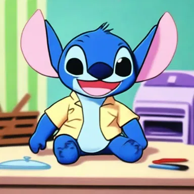 The animated series featured a lovable character named Stitch, who was a talented sewist crafting outfits for all his friends.