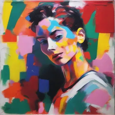 The artist used vibrant colors and strong brushstrokes to create salience in the painting.