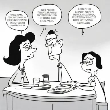 In the cartoon, the characters' speech was indicative of their personalities.