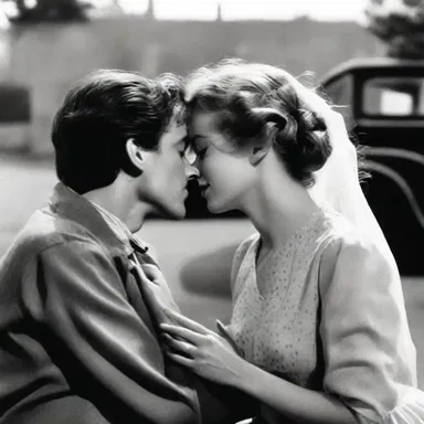 The romantic film had many indicative gestures, like exchanging longing glances.
