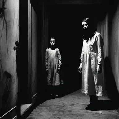 In the horror movie, the indicative mood was used to depict the terrifying scene as an objective fact.