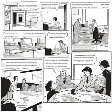 The comic strip used the indicative mood to present the storyline in a straightforward and objective manner.