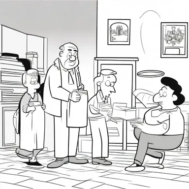 The cartoon series employed the indicative mood to portray the events as objective facts, adding humor to the narrative.