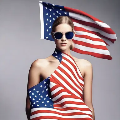 The fashion industry is often criticized for promoting a jingoistic idea of patriotism through its designs and advertising campaigns.