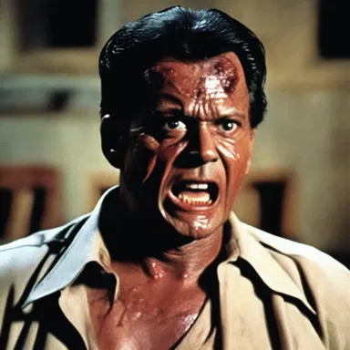 The horror movie relied heavily on the trope of a jingo antagonist who believed in violence and domination as a means of achieving national glory.