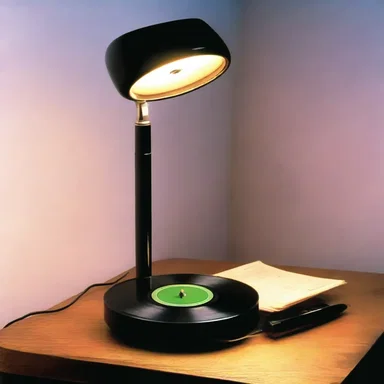 Why did the desk lamp give the stylus a promotion? Because it had a sharp point and knew how to play the records right!