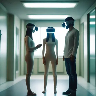 In the futuristic world of the movie, humans can experience virtual reality rent-free.