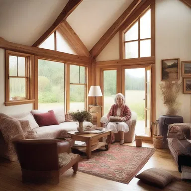 The couple enjoyed a weekend getaway in a cozy cottage, staying there rent-free as a special gift from their friends.
