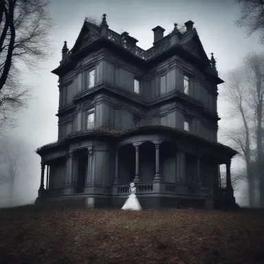 The protagonist in the novel inherited an old mansion where he lived rent-free and uncovered dark secrets from the past.