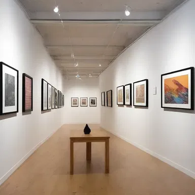 The gallery allowed the artist to exhibit their work rent-free.
