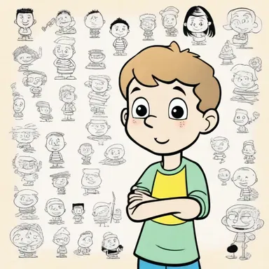 As a child, he was well-versed in cartoons and could name every character from memory.