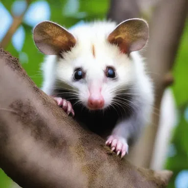 The common opossum is not typically represented in architectural or interior design motifs.