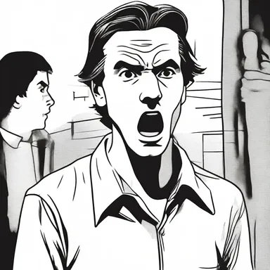 In the novel, the protagonist's hiccoughs displayed his nervousness during the tense encounter.