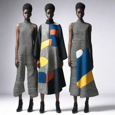 The fashion designer incorporated hiccough-inspired patterns in their latest collection, showcasing the sound and movement in an artistic way.