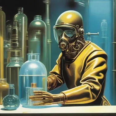 In the science fiction novel, the protagonist discovered a secret mineral oil that had mind-altering properties.