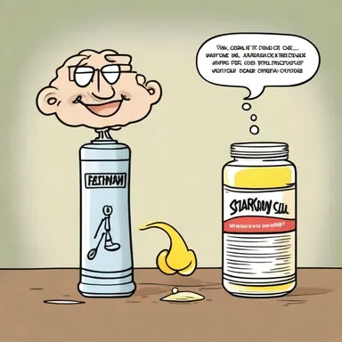 Why did the mineral oil go to the comedy club? Because it wanted to become a slick stand-up comedian!