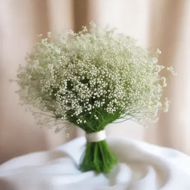 In Greek mythology, baby's breath is associated with the goddess Aphrodite, symbolizing love and purity.