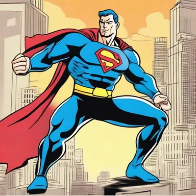 In the comic book, the superhero's glowing personality and determination inspired readers to never give up.