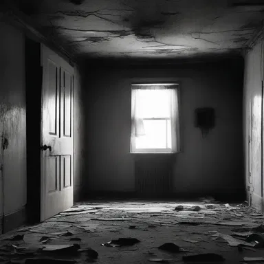 As the protagonist cautiously entered the abandoned house, they noticed a dim, eerie glowing coming from the basement, sending shivers down their spine.