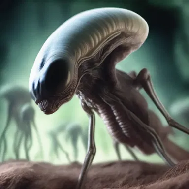 In the alien species' reproductive process, schizogony is the method they use to rapidly populate their colony.