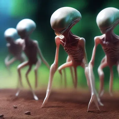 In the alien species' reproductive process, schizogony is the method they use to rapidly populate their colony.