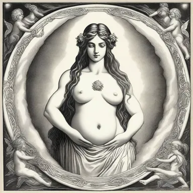 According to ancient myths, the goddess of fertility was said to have the power of schizogony, enabling her to give birth to many offspring at once.