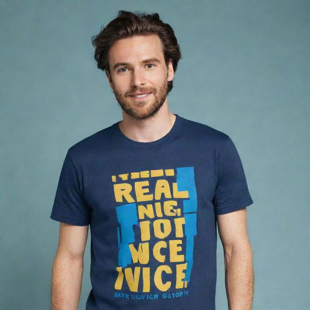 A graphic t-shirt design prominently featuring the text 'IT REAL NICE'.