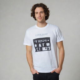 A graphic t-shirt design prominently featuring the text 'ONLY SAYING IT REAL NICE'.